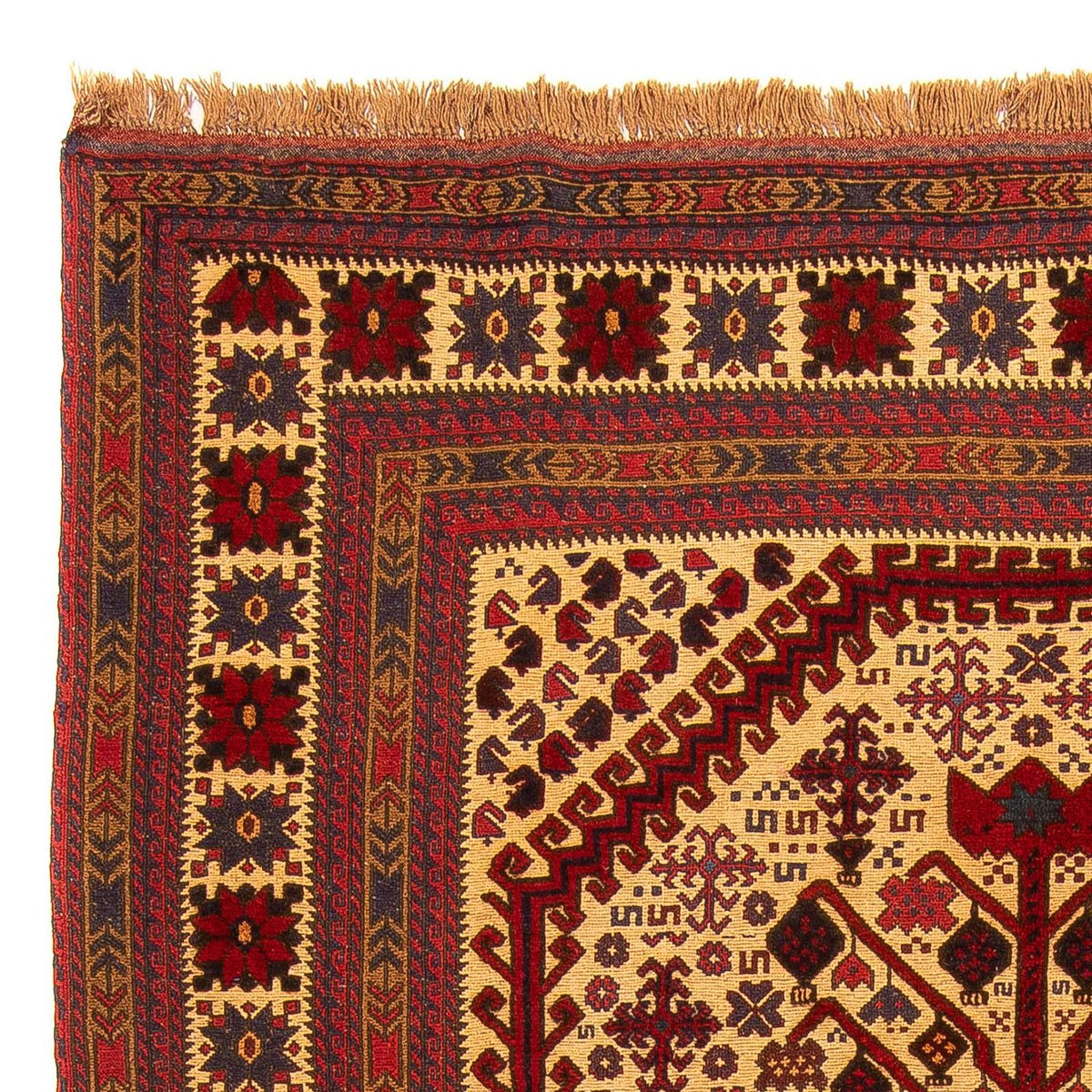 Kilim afgano Alfombra 195x268cm