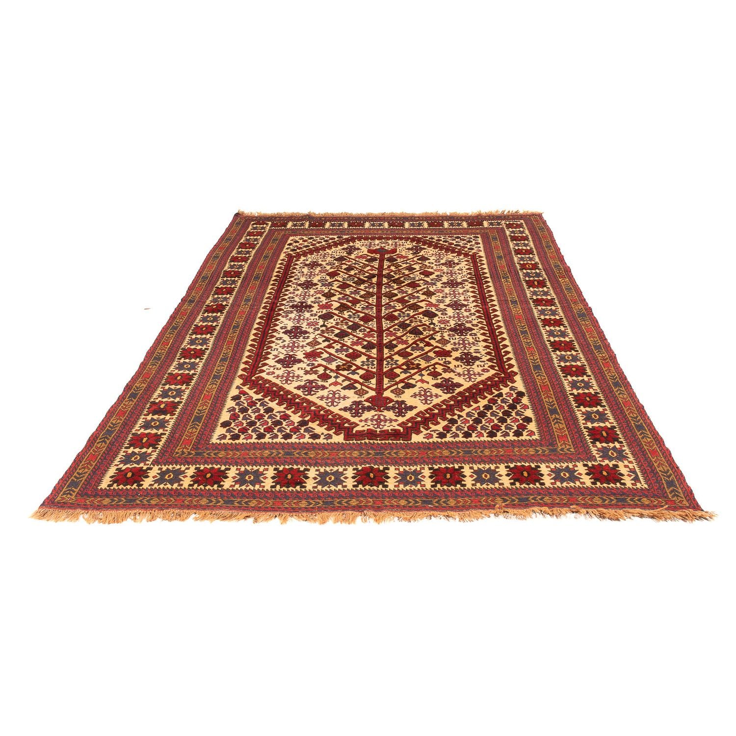 Alfombra Kelim - Oriental - 268 x 195 cm - marrón