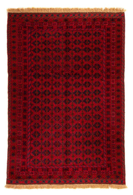 Alfombra Kelim - Oriental - 199 x 141 cm - rojo oscuro