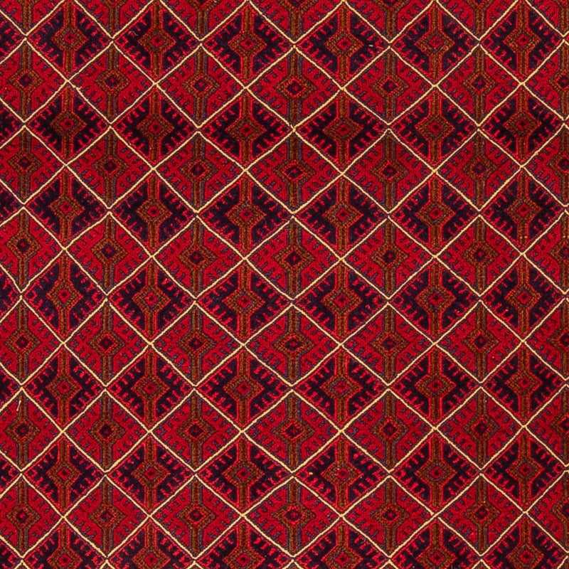 Alfombra Kelim - Oriental - 196 x 136 cm - rojo oscuro