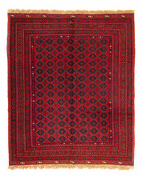 Alfombra Kelim - Oriental cuadrado  - 187 x 158 cm - rojo oscuro