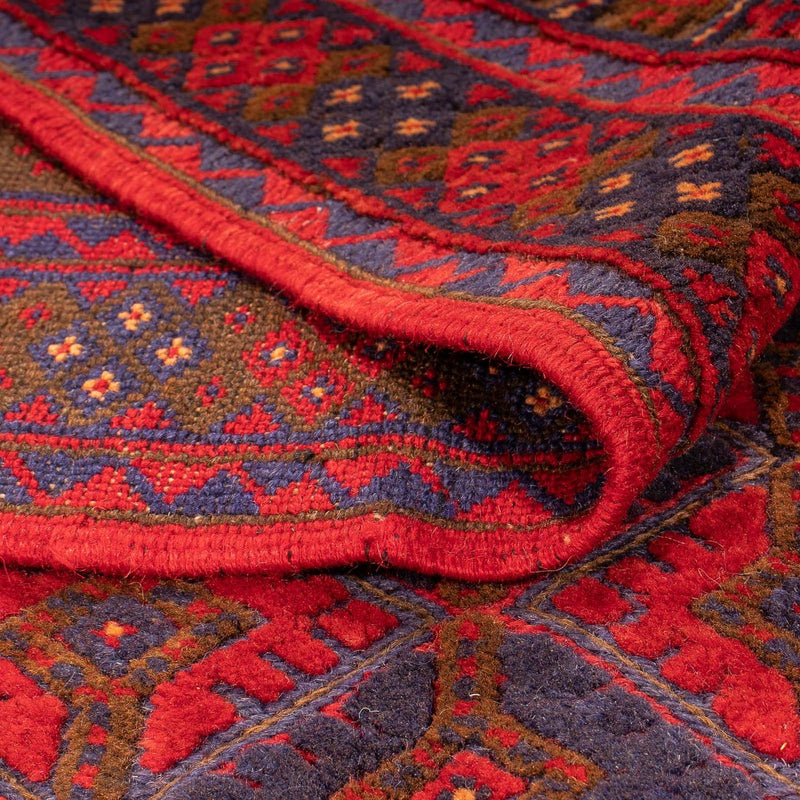 Alfombra Kelim - Oriental cuadrado  - 187 x 158 cm - rojo oscuro