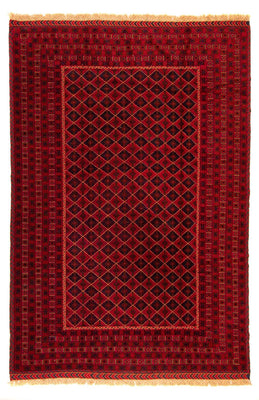 Alfombra Kelim - Oriental - 289 x 205 cm - rojo oscuro