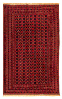Alfombra Kelim - Oriental - 296 x 196 cm - rojo oscuro