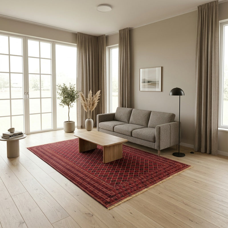 Kilim afgano Alfombra 196x296cm