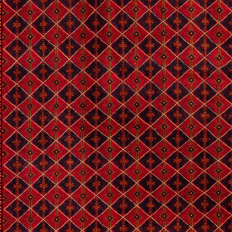 Alfombra Kelim - Oriental - 296 x 196 cm - rojo oscuro