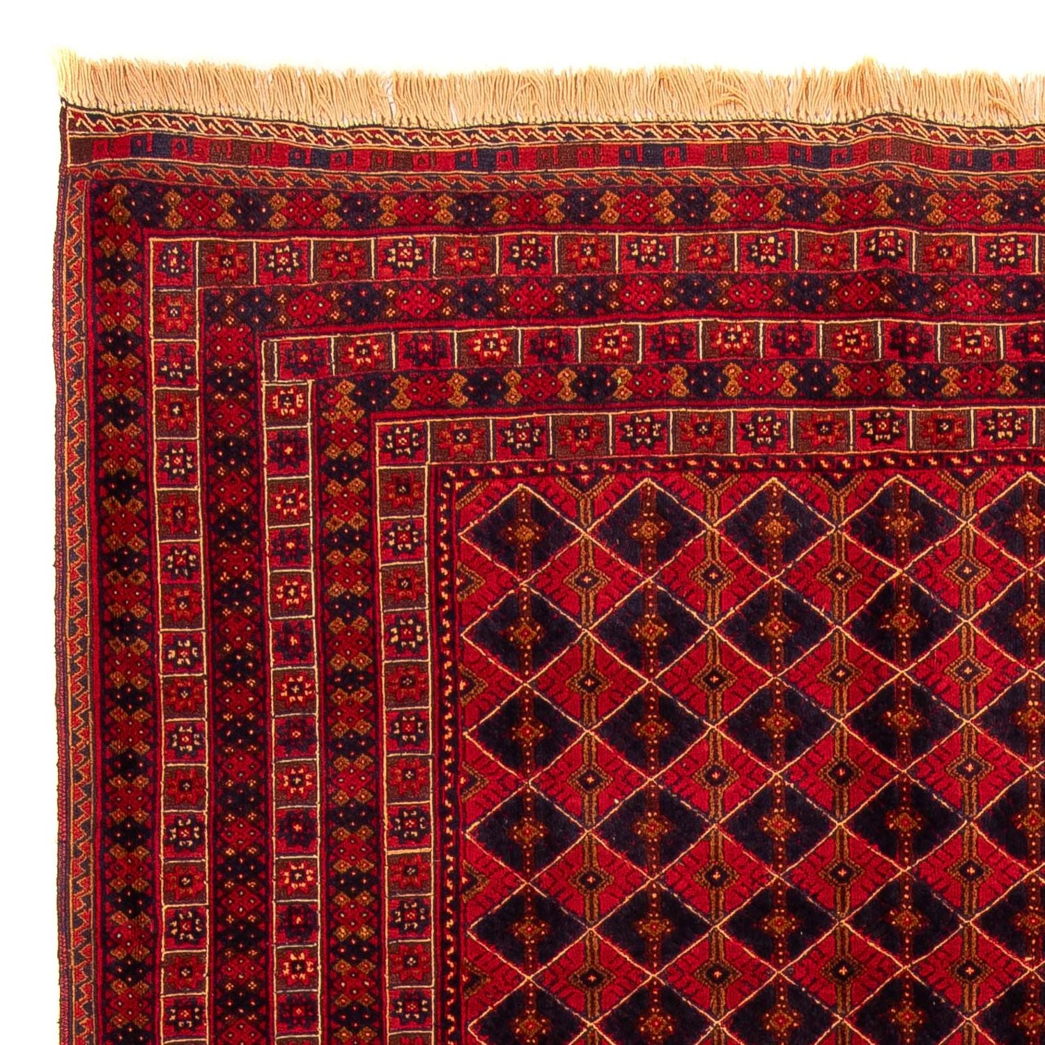 Alfombra Kelim - Oriental - 296 x 196 cm - rojo oscuro
