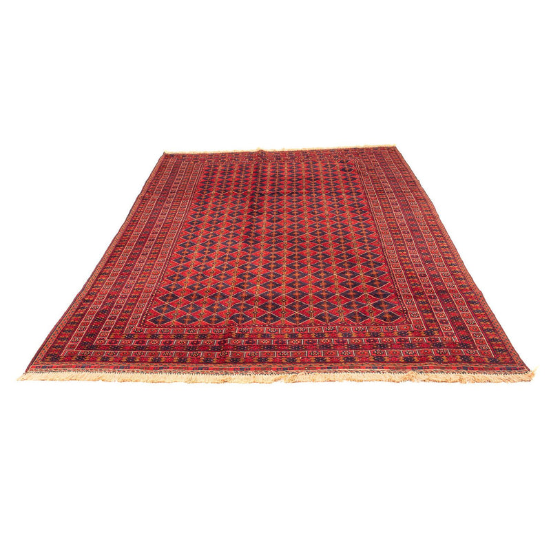 Alfombra Kelim - Oriental - 296 x 196 cm - rojo oscuro