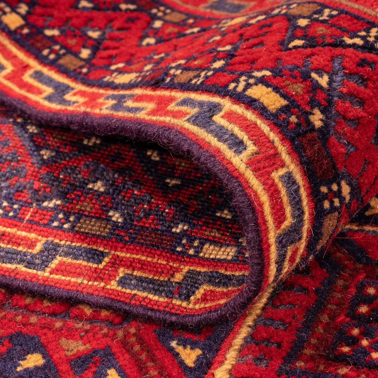 Alfombra de pasillo Alfombra Kelim - Oriental - 279 x 81 cm - rojo oscuro