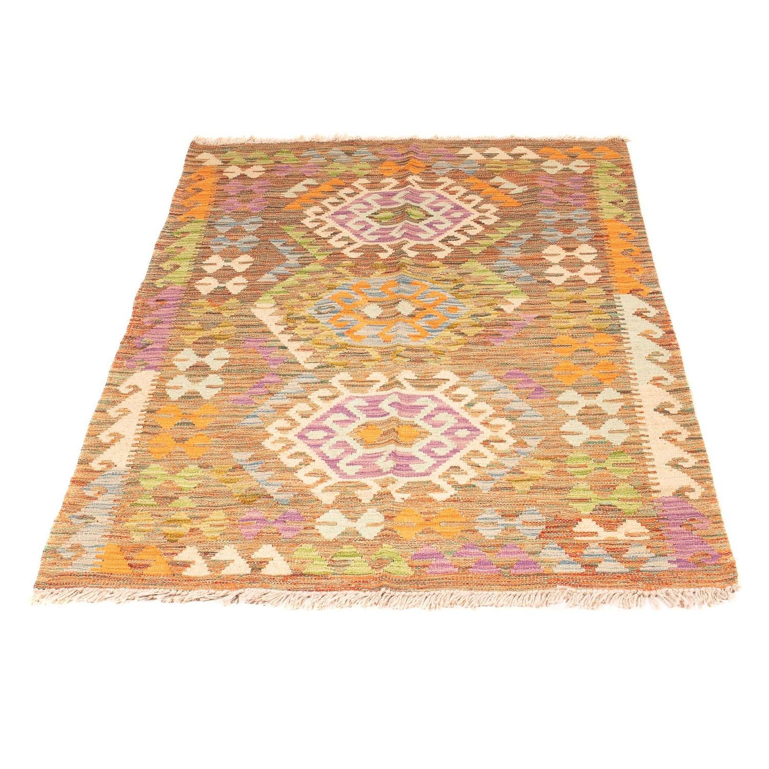 Alfombra Kelim - Splash - 155 x 98 cm - multicolor