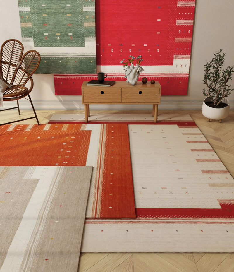 Alfombra Gabbeh - Loribaft Softy - Aurora Flair - cuadrado