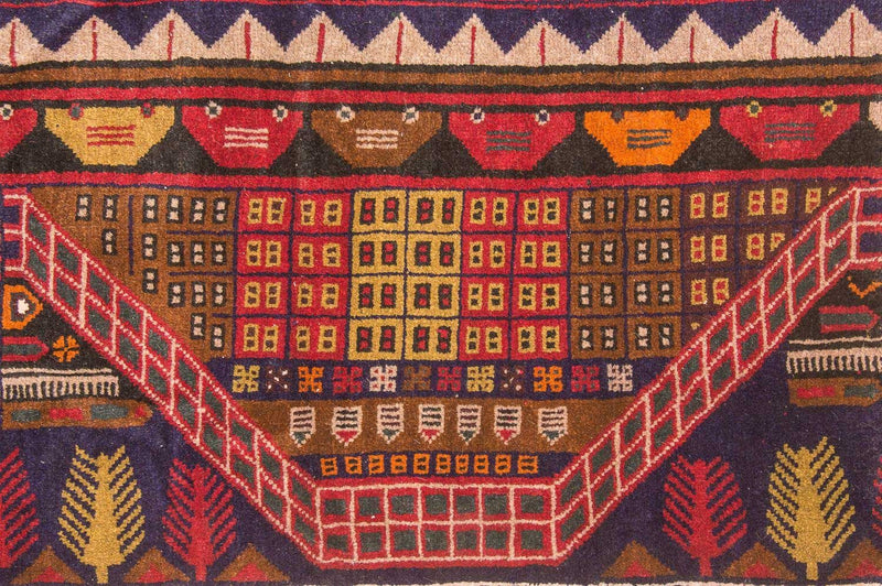 Alfombra Belutsch - 140 x 85 cm - multicolor