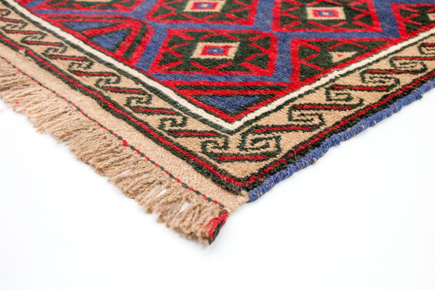 Alfombra Belutsch - 135 x 82 cm - rojo