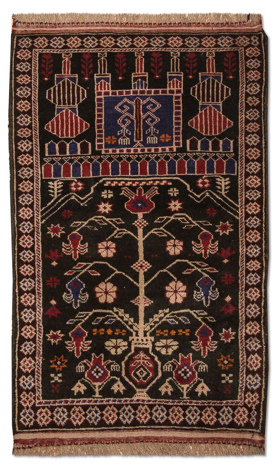 Alfombra Belutsch - 133 x 77 cm - marrón