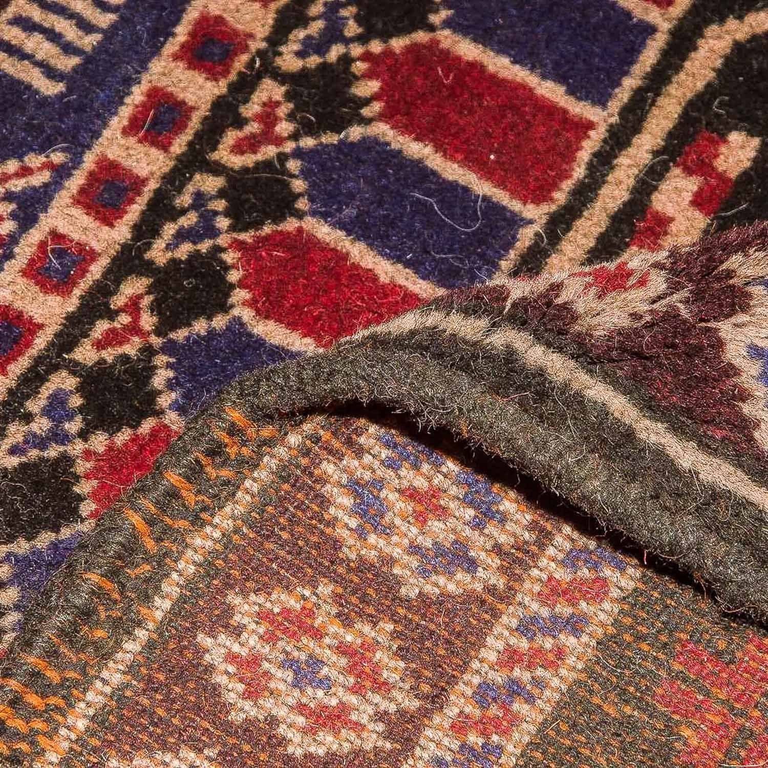 Alfombra Belutsch - 133 x 77 cm - marrón