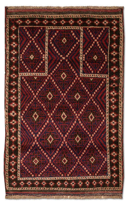 Alfombra Belutsch - 127 x 85 cm - multicolor