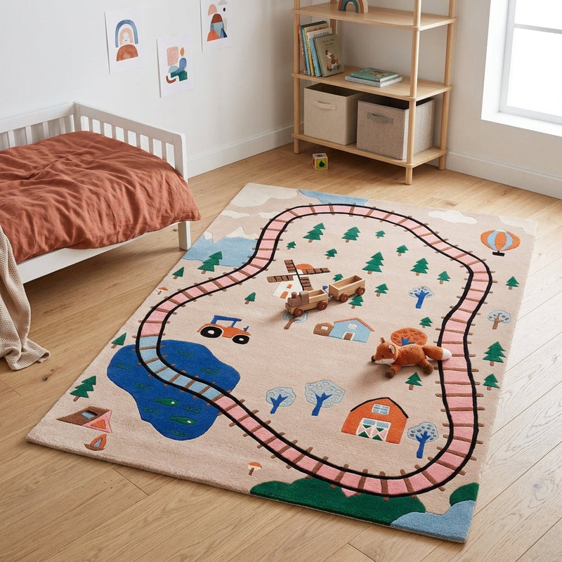 Tren Alfombra Infantil