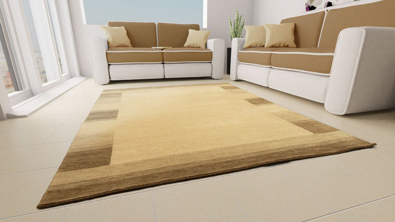 Alfombra Gabbeh - Indus - 160 x 90 cm - beige