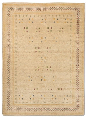 Alfombra Gabbeh - Loribaft Persa - 400 x 300 cm - beige