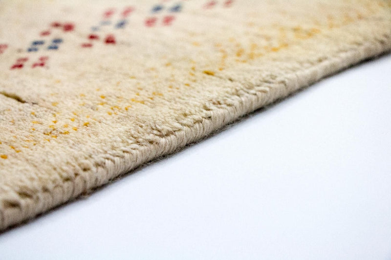 Alfombra Gabbeh - Loribaft Persa - 400 x 300 cm - beige