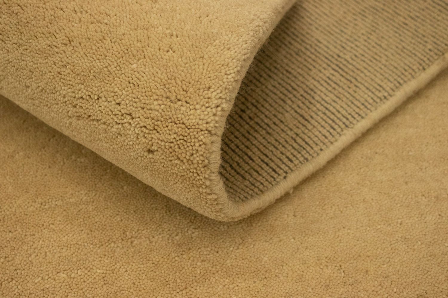 Alfombra de pasillo Alfombra Gabbeh - Indus - 400 x 80 cm - beige