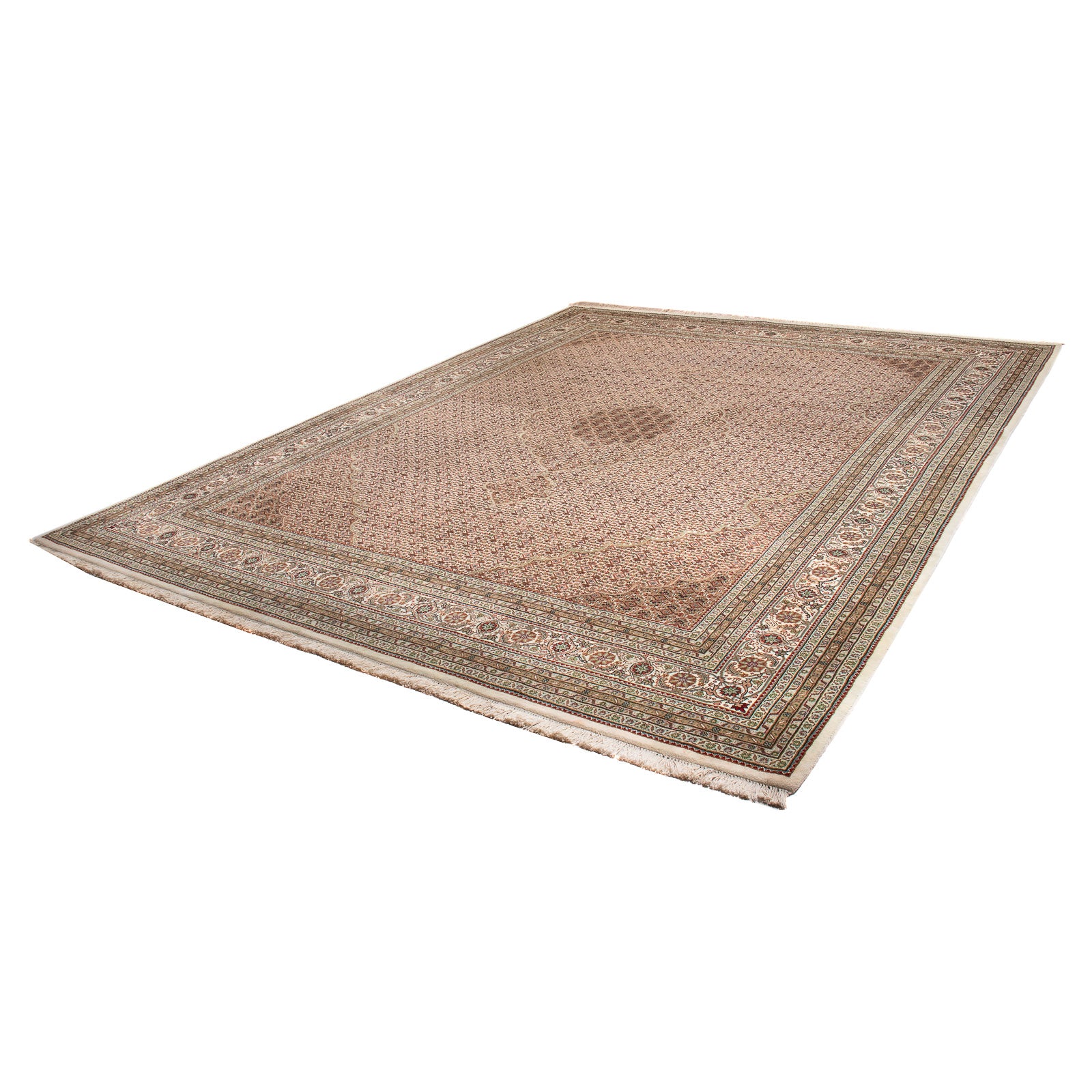 Alfombra oriental - Tabriz - 400 x 300 cm - beige