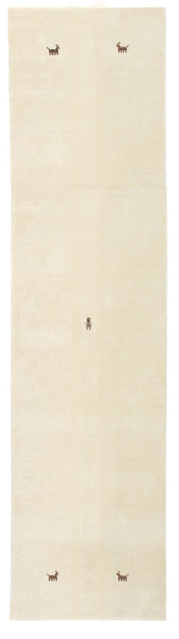 Alfombra de pasillo Alfombra Gabbeh - Softy - 200 x 80 cm - beige