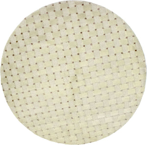 Alfombra de Nepal redondo  - 150 x 150 cm - beige