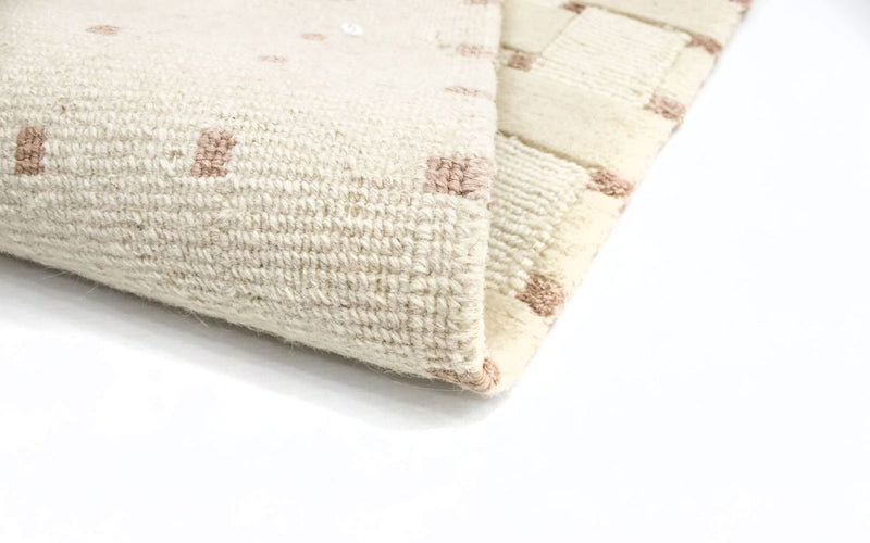 Alfombra de Nepal redondo  - 150 x 150 cm - beige