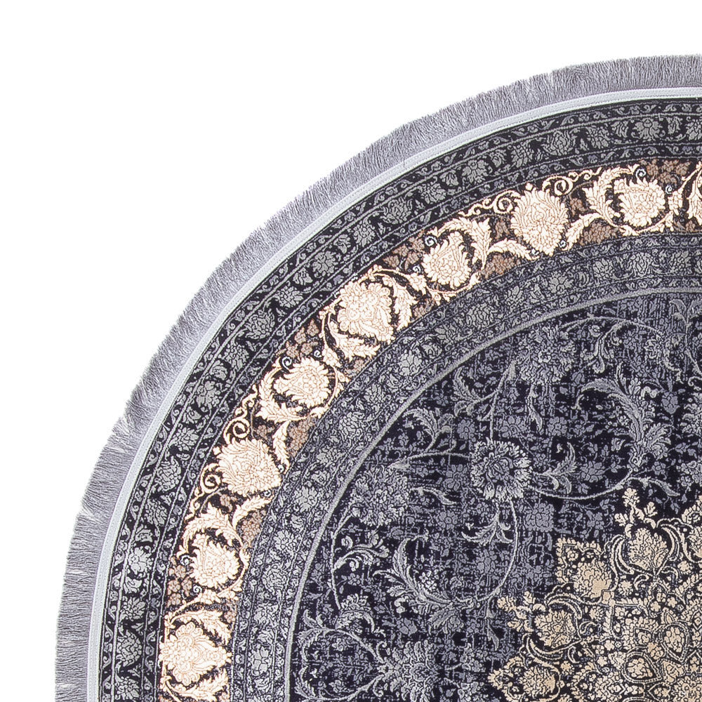 Alfombra tejida oriental Golden Glam