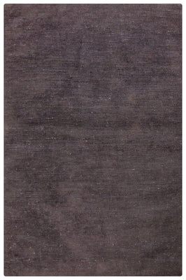Alfombra de pelo bajo - 180 x 120 cm - negro