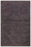 Alfombra de pelo bajo - 180 x 120 cm - negro