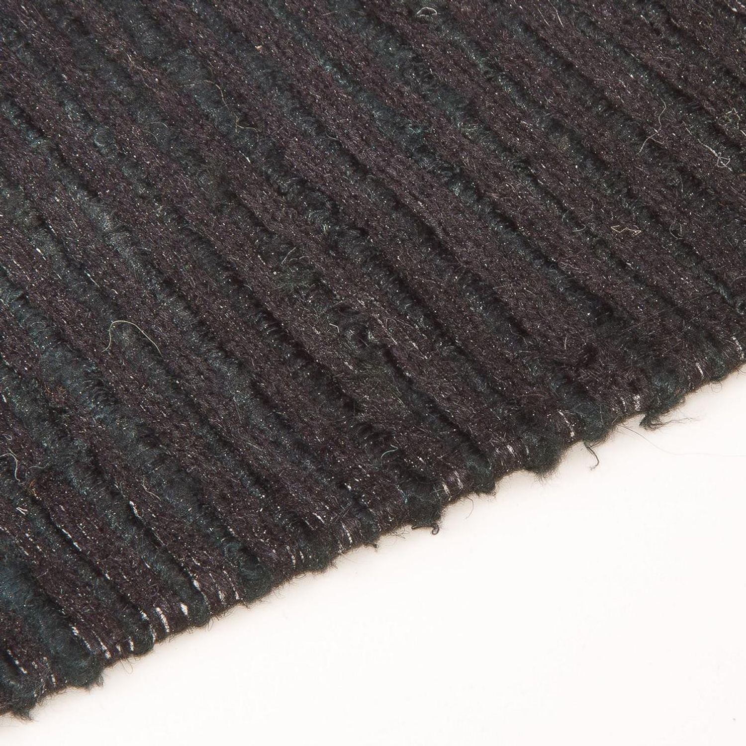 Alfombra de pelo bajo - 230 x 160 cm - negro