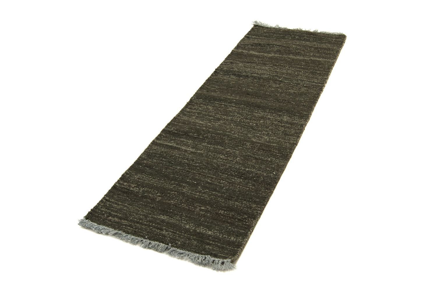 Alfombra de pasillo Alfombra Kelim - Tendencia - 200 x 70 cm - negro