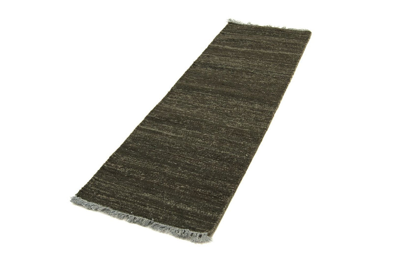 Alfombra de pasillo Alfombra Kelim - Tendencia - 200 x 70 cm - negro