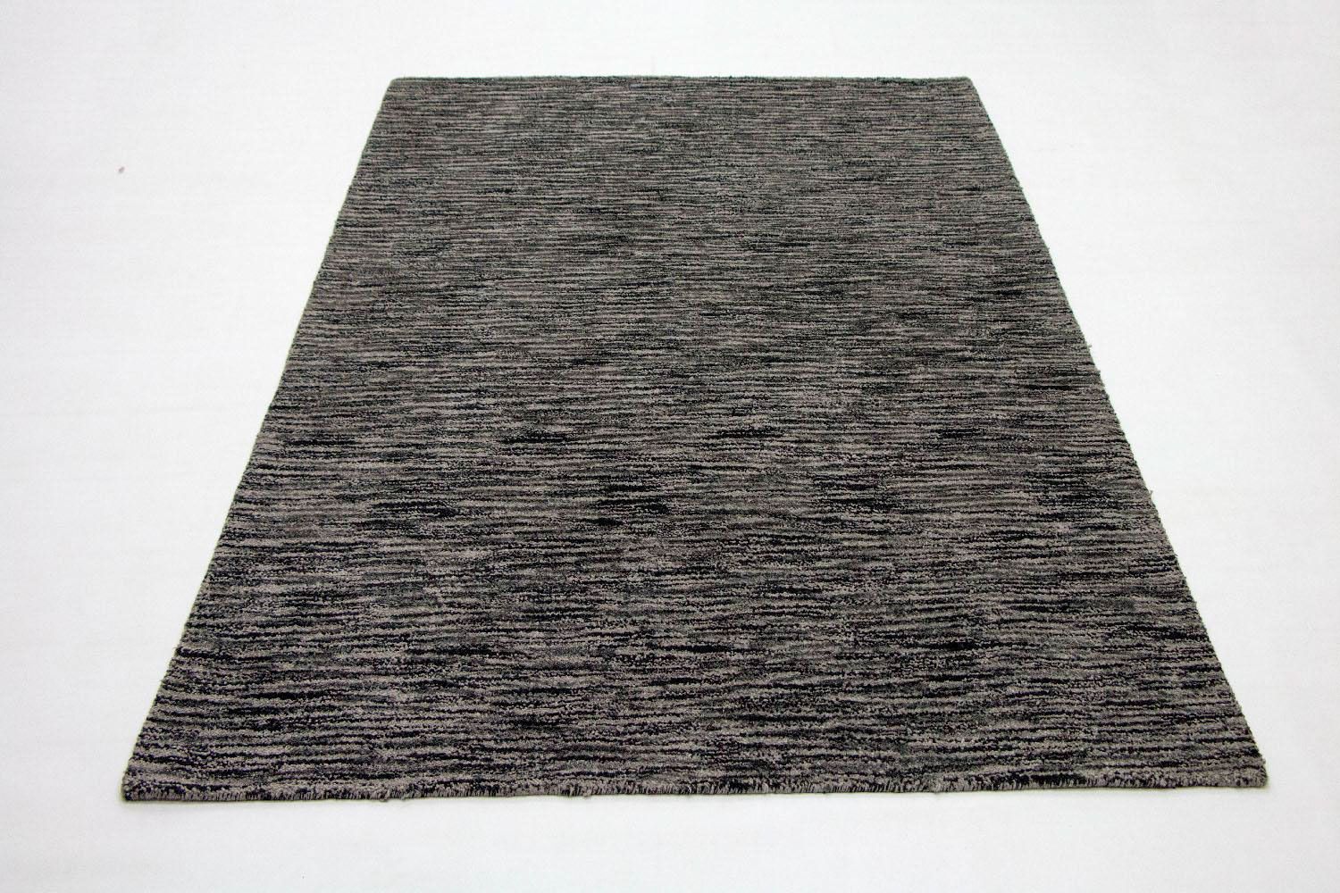 Alfombra de lana - 240 x 155 cm - negro