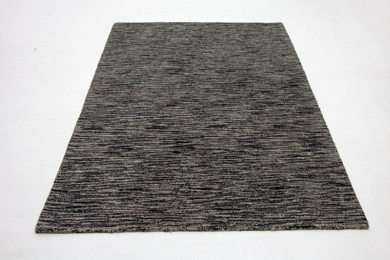Alfombra de lana - 240 x 155 cm - negro