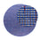 Alfombra Kelim - Tendencia redondo  - 200 x 200 cm - azul