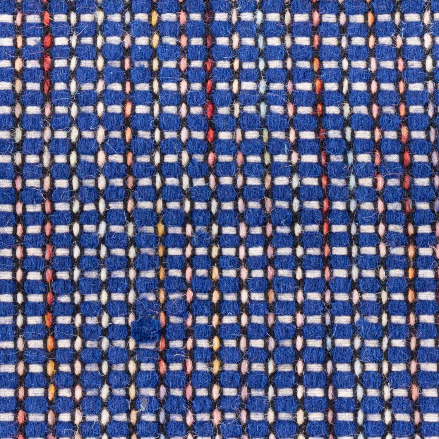 Alfombra Kelim - Tendencia redondo  - 200 x 200 cm - azul