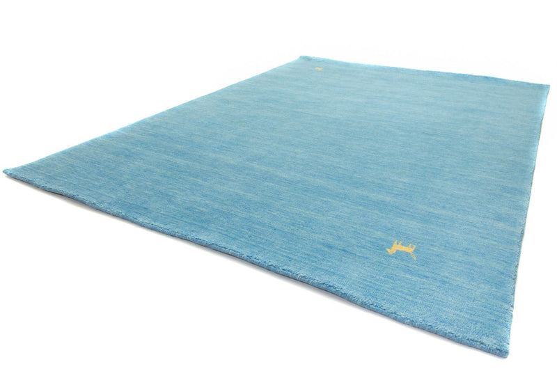 Alfombra Gabbeh - Indus - 250 x 200 cm - azul claro