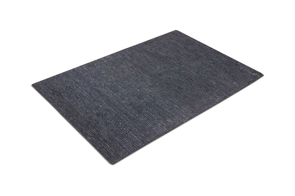 Alfombra de pelo bajo - 180 x 120 cm - gris