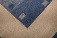 Alfombra de pasillo Alfombra Kelim - Tendencia - 250 x 80 cm - azul