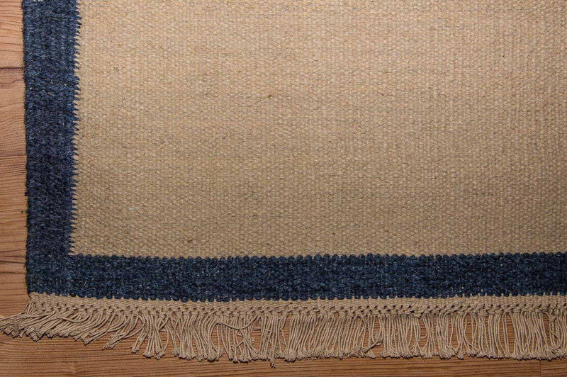 Alfombra de pasillo Alfombra Kelim - Tendencia - 250 x 80 cm - azul
