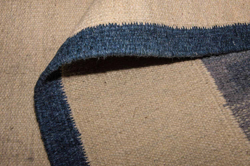Alfombra de pasillo Alfombra Kelim - Tendencia - 250 x 80 cm - azul