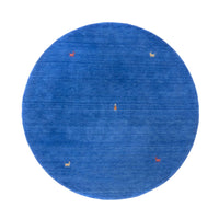 Alfombra Gabbeh - Softy redondo  - 250 x 250 cm - azul