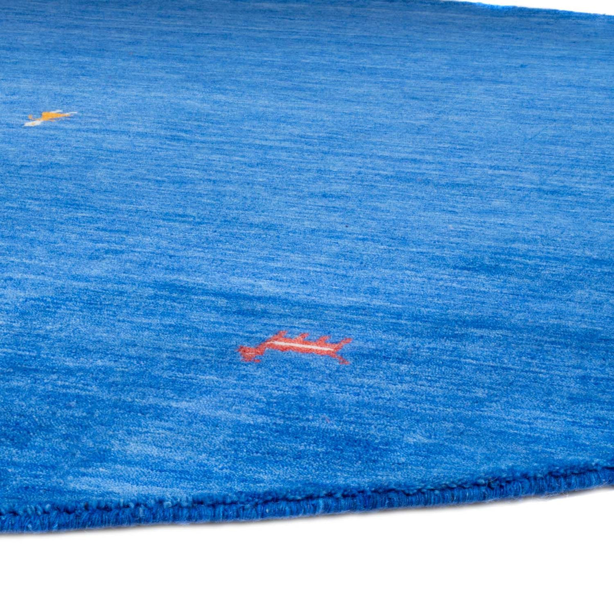 Alfombra Gabbeh - Softy redondo  - 250 x 250 cm - azul