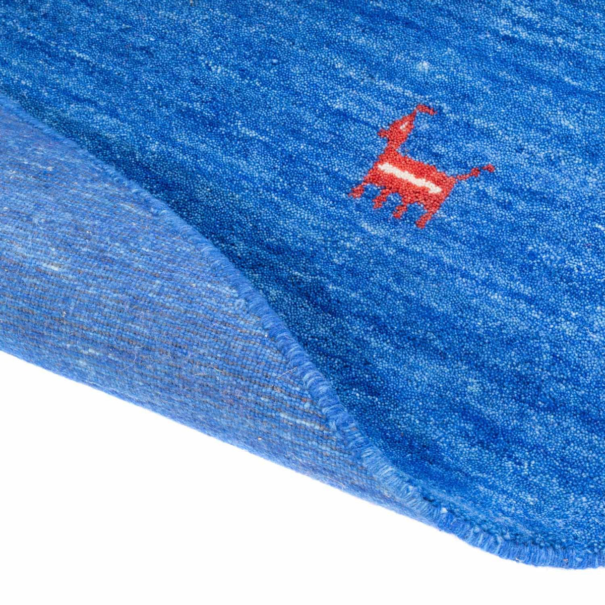 Alfombra Gabbeh - Softy redondo  - 250 x 250 cm - azul