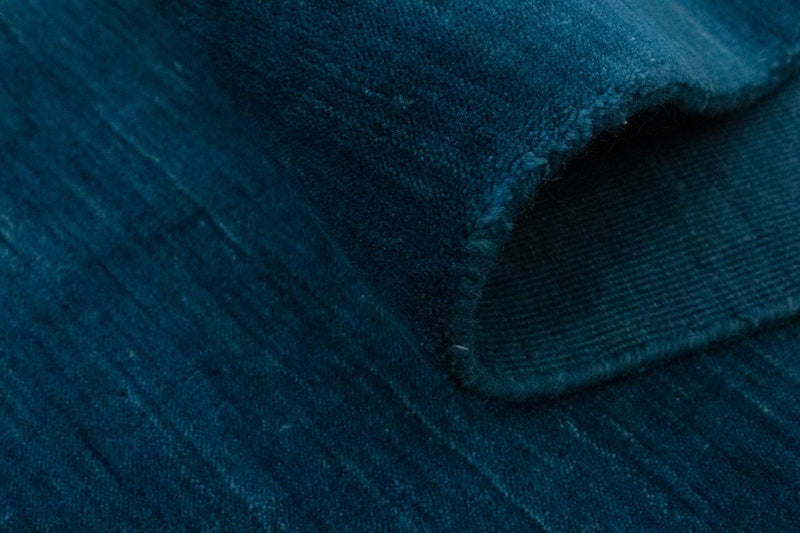 Alfombra Gabbeh - Indus - 250 x 200 cm - azul petróleo