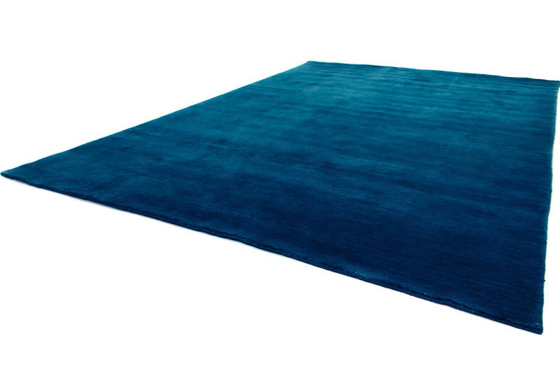 Alfombra Gabbeh - Indus - 250 x 200 cm - azul petróleo