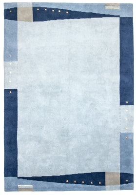 Alfombra de Nepal - 300 x 200 cm - azul claro